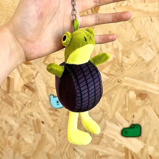 М'яка іграшка брелок Brainrot Бонека Амбалабу 18 см (XY093) - фото 3