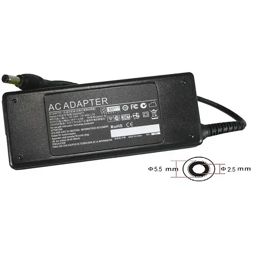 Блок живлення для ноутбуків PowerPlant IBM/LENOVO 220V, 16V 72W 4.5A (5.5*2.5)