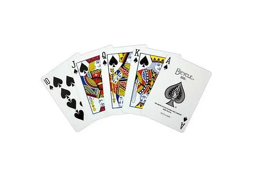 Карти гральні United States Playing Card Company Bicycle MetalLuxe Crimson (blue) (02440-1) - фото 2