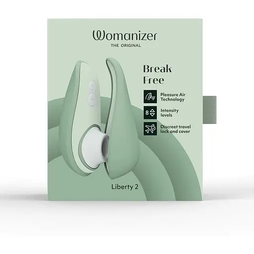 Вакуумний стимулятор Womanizer Liberty 2 Sage - фото 10