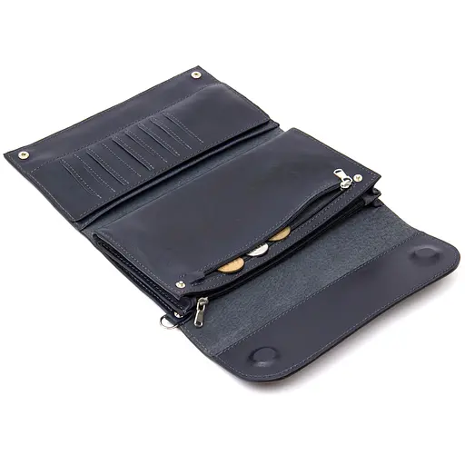 Кожаный клатч мужской GRANDE PELLE 22х13,5х2,5 см sum0015561 - фото 5