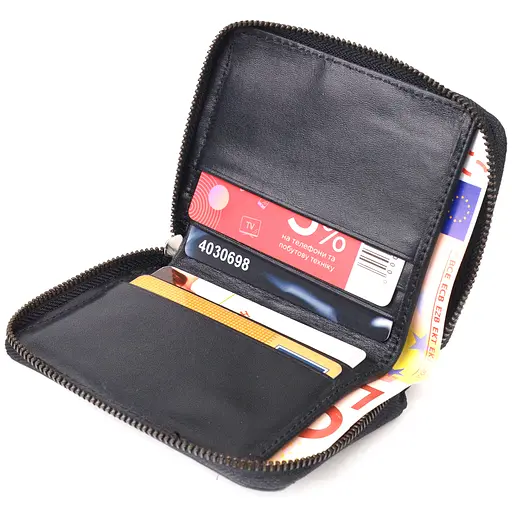 Кожаный кошелек Canpellini 10.8х8.5х2 см acs0025071 - фото 6