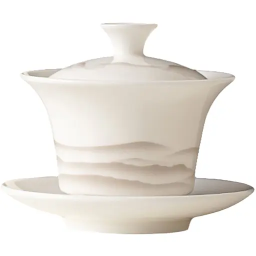 Гайвань Белый Фарфор Далекие Горы 130 мл