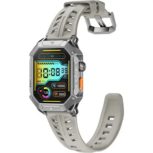 Смарт-часы Xiaomi Haylou LS24 Iron N1 серебристый - фото 3