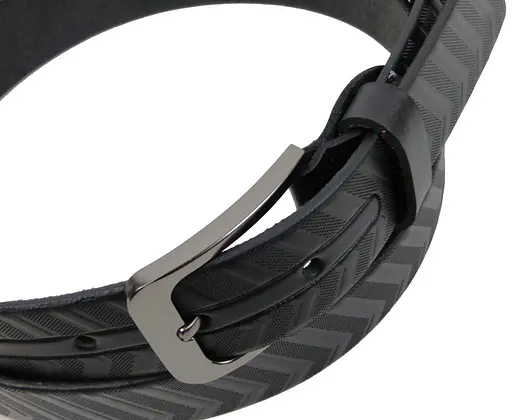 Ремінь шкіряний Skipper чоловічий 125-130х3,3 см acs0026314 - фото 6