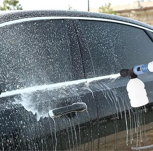 Мийка високого тиску 21 В 12 бар з подовжувачем для літій-іонного акумулятора для шланга 5 м - фото 2