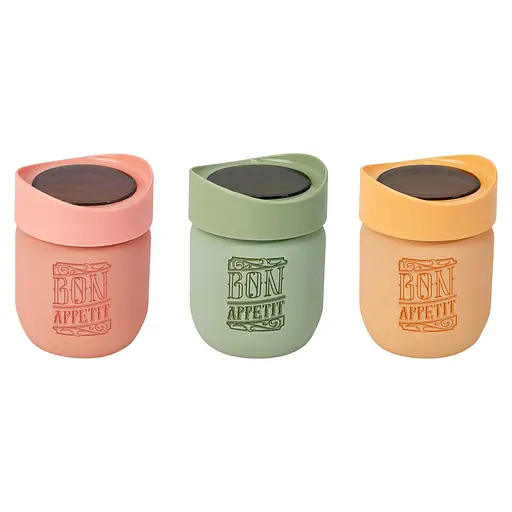 Банка Herevin 2024 Colours Plastic Lid 0.425 л в ассортименте (149357-150) - фото 1