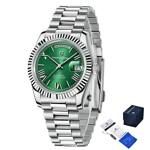 Годинник Pagani Design PD-1752 Silver-Green