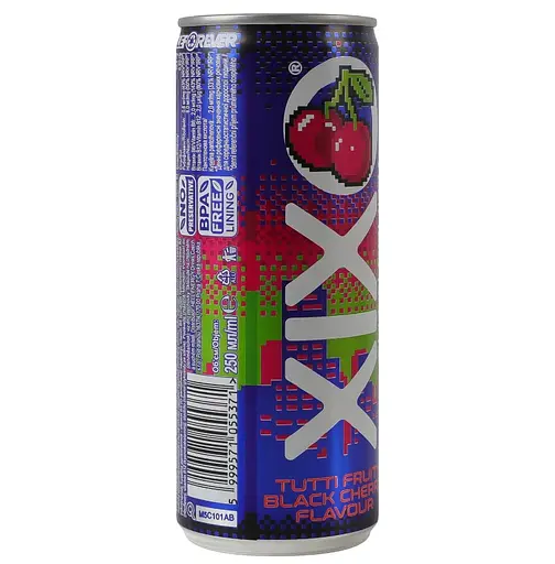 Напиток Xixo Tutty Fruity Black cherry безалкогольный газированный 250 мл - фото 3