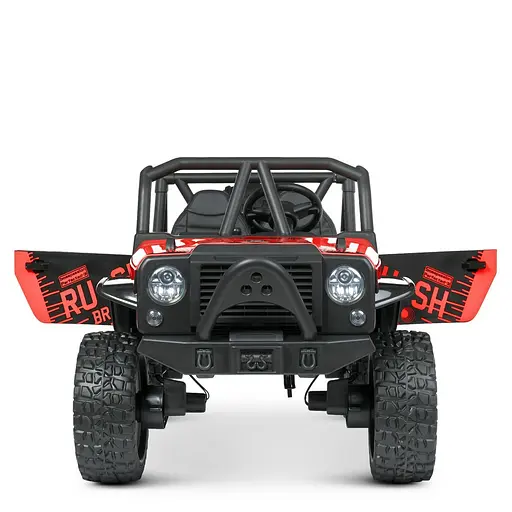 Електромобіль дитячий Bambi Джип M 4878EBLR-3 24V з музикою і світлом Червоний - фото 3