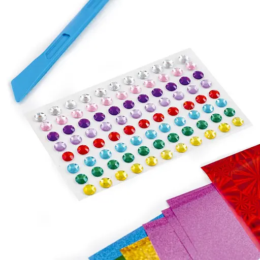 Набір для творчості "Foil Art Чарівні тварини" VT4433-10 фольга, шпатель, стрази - фото 3