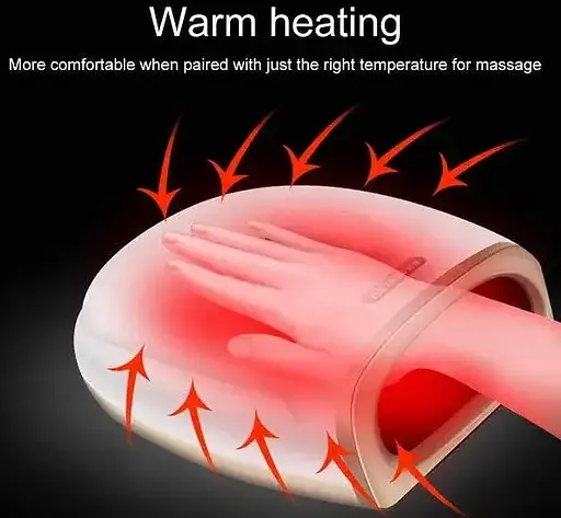 Массажер Qinglin QL-201 для кистей рук (компрессионный и акупунктурный массаж с подогревом) - фото 5