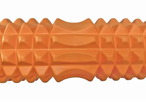 Массажный ролик EasyFit Grid Roller 45 см v.2.2 Оранжевый (EF-2028-OR) - фото 2