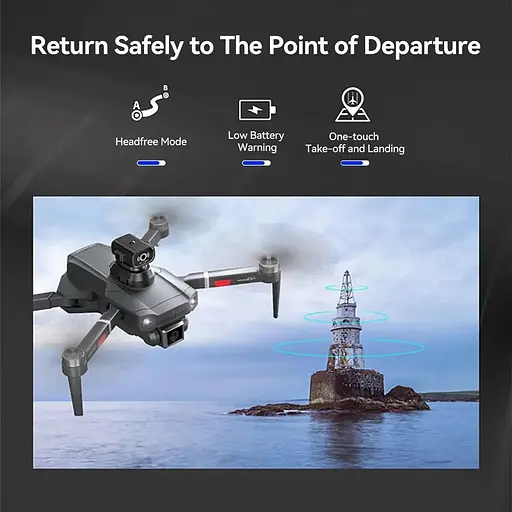 Дрон із камерою 1080P Professional - фото 2