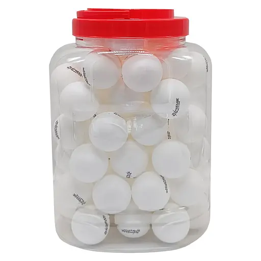 Набір тенісних м'ячиків TT2131(White), 40 мм, в банке 40 шт