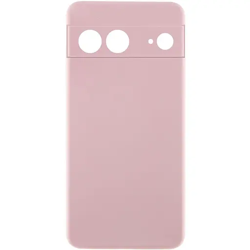 Чохол Silicone Cover Lakshmi Full Camera (AAA) для Google Pixel 8 Рожевий / Pink Sand