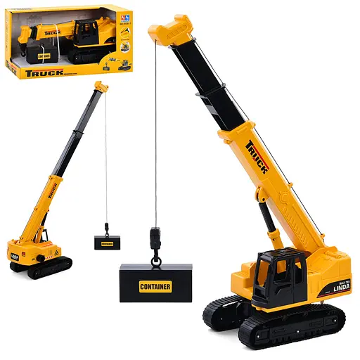 Машина будівельної техніки "Кран" 32см, звук, рухливі деталі 8136-1