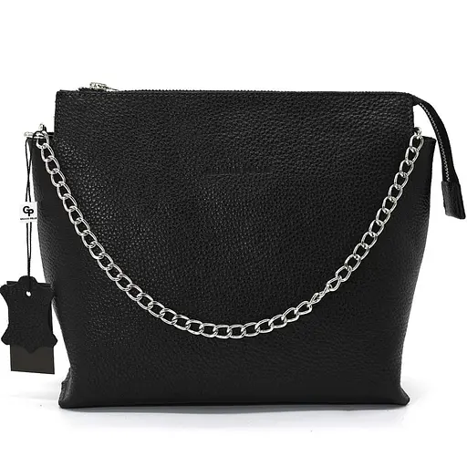 Кожаная женская сумка кросс-боди Grande Pelle 23х25.5х9 см sum0026348 - фото 3