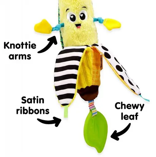 М'яка іграшка підвіска Lamaze Банан L27382 - фото 3