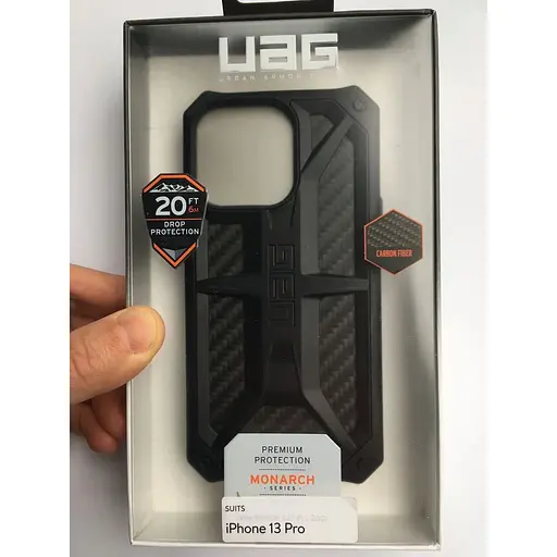 Оригінальний протиударний чохол UAG Monarch для iPhone 13 Pro (6.1") Carbon Black 113151124242 - фото 2