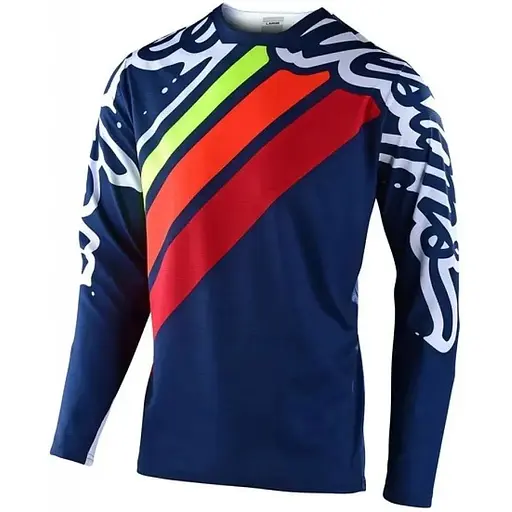 Велоджерси Troy Lee Designs Sprint Jersey Seca 2.0 Navy/Red XS (1106-324782001)