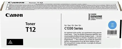 Картридж Canon T12 i-SENSYS XC1333 Series 5400 Стр. Cyan teh0018672 - фото 2