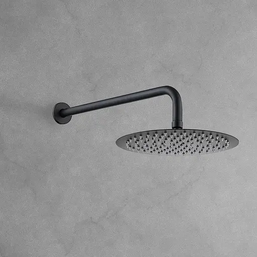 Душевая система скрытого монтажа с изливом Nett TSB-99, Черный - фото 5