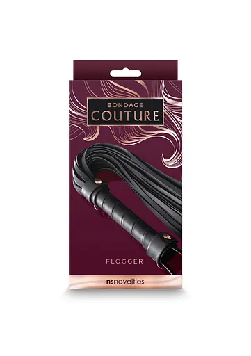 Флогер NS Novelties Bondage Couture 32 см черный - фото 3