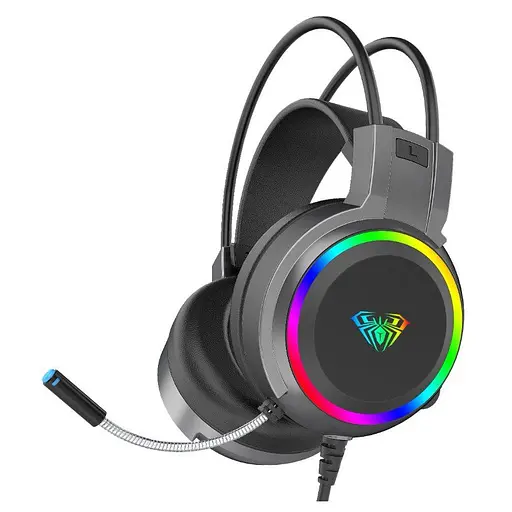Навушники Aula S-608 Wired Gaming Headset Black