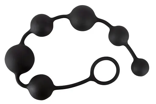 Анальні намиста Black Velvets Anal Beads 40 cm (чорний)