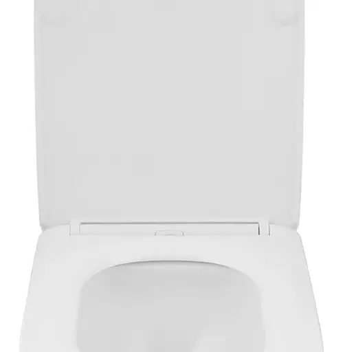 Унитаз подвесной безободковый Kroner Eifel WHI483429 TORNADO с сиденьем (KE483429WHIT) (CV032966) - фото 4