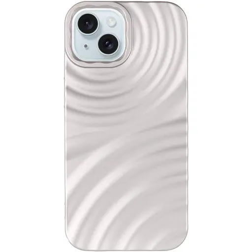 Чохол Epik TPU MonoWave для Apple iPhone 15, 6.1 Light Gray - фото 2