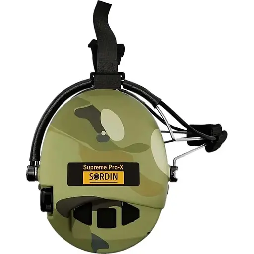 Активные наушники Sordin Supreme Pro-X с задним держателем 4 режима Camo - фото 3