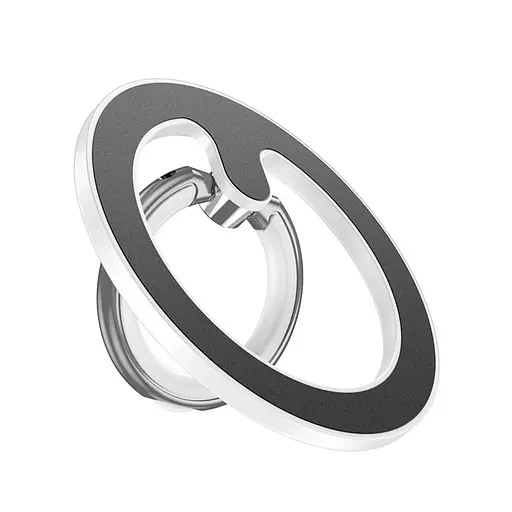 Магнитное кольцо держатель для телефона Hoco GH1 магнитный белый - фото 4