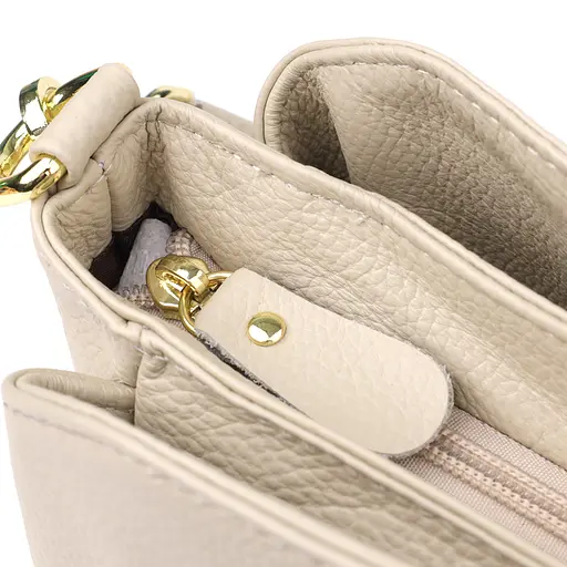 Женская кожаная сумка Vintage с тремя секциями 22.5х16.5х11.5 см sum0027556 - фото 7