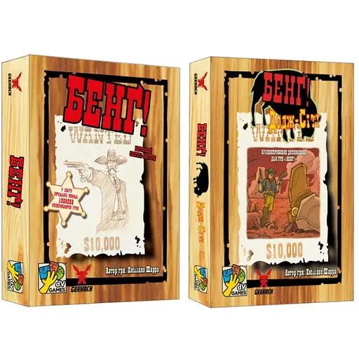 Настольная игра Geekach Games Бэнг! с дополнением Додж-Сити (укр.) (GKCH217bg+1) - фото 1