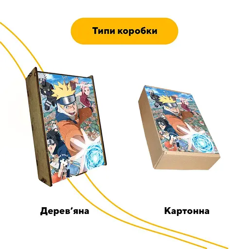 Пазл деревянный Наруто, А4, 100 элементов, Картонная коробка - фото 5