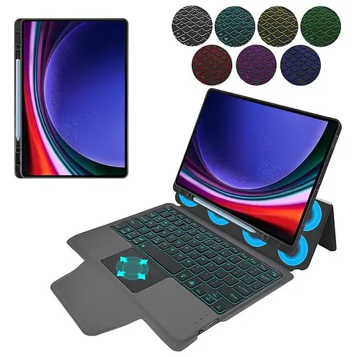 Чохол клавіатура Samsung Galaxy Tab S9 Fe / S9 SM-X510 SM-X516 SM-X518 BlueTooth Keyboard with TP - фото 10
