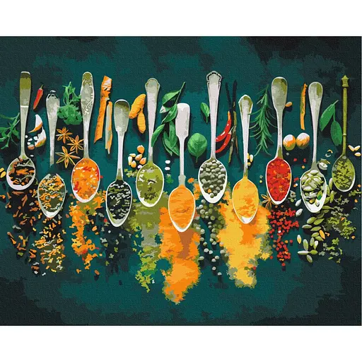 Картина по номерам "Пряні спеції" BS52897 Brushme 40х50 см