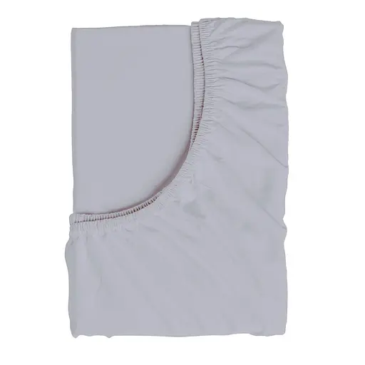 Простирадло на резинці Bimbo 120x60 см ранфорс сіре