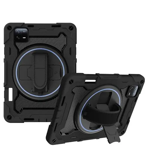 Чохол Rugged 3 Layers броньований протиударний з захистом для Xiaomi Pad 6 / Pad 6 Pro (11") Чорний