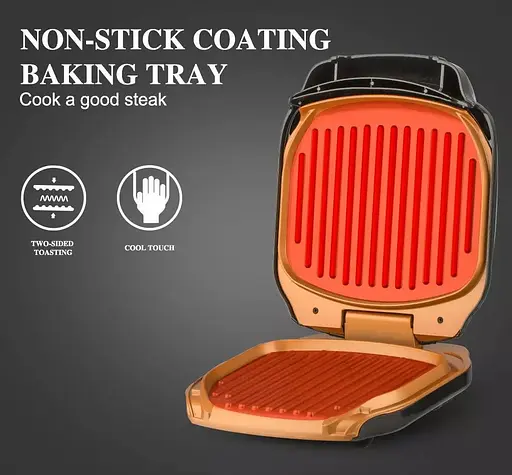 Прижимной контактный гриль RAF R522 Modern 1200 Вт с керамическим покрытием - фото 7