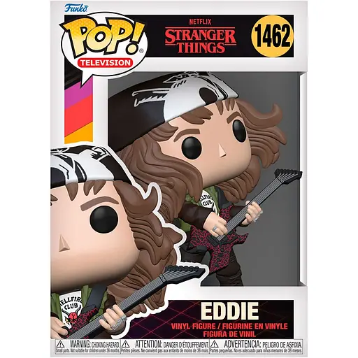 Фігурка Funko Pop! Stranger Things: Мисливець Едді з гітарою (72138) [132472] - фото 2