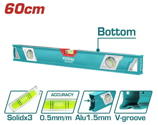 Рівень TOTAL TMT26086 L=600 мм
