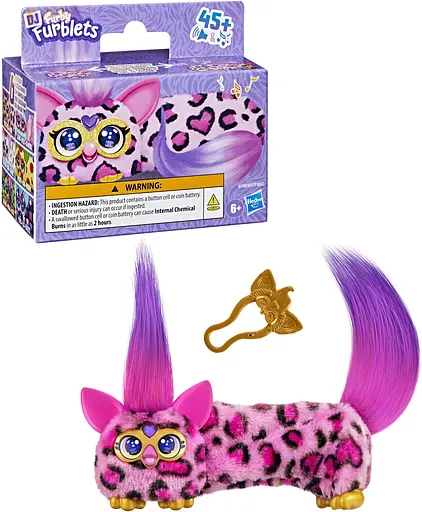  Іграшка інтерактивна Hasbro Furby DJ Furblets Kitt-Ee-Luv Mini Electronic Plush Toy (G1785) - фото 2