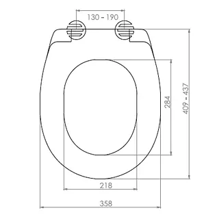 Сиденье для унитаза NKP Akdeniz ABS с крышкой 0300 - фото 2
