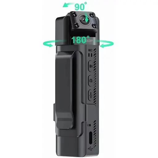 Нагрудна HD боді-камера TCAM H1080 p2p WiFi 1000 мАч Чорний (448274717) - фото 5