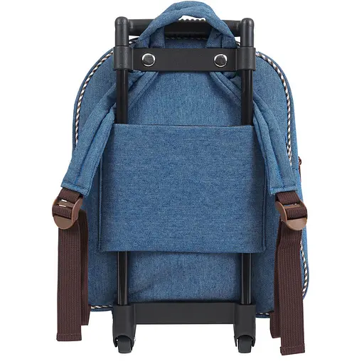 Дитячий рюкзак на колесах Perletti Toys Holly Hippo з м'якою іграшкою (P13074) - фото 4