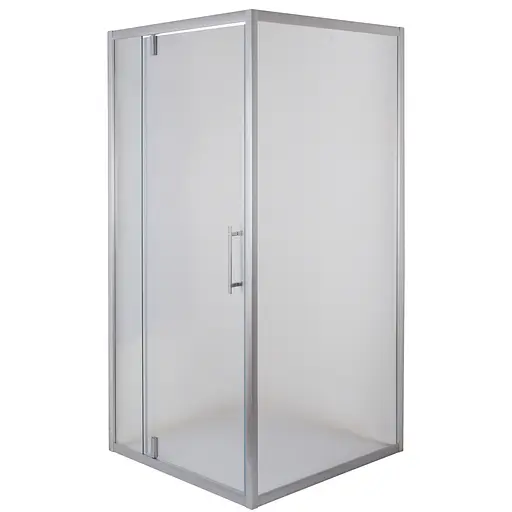 Душевая кабина Bravo квадратная без поддона Morava N90FS 1 шт., хром матовый - фото 1
