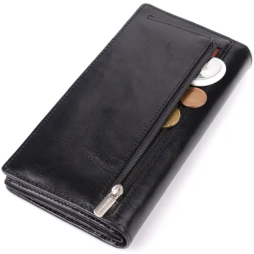 Женский кошелек из натуральной глянцевой кожи Tony Perotti 18.5х9х2 см acs0032272 - фото 7